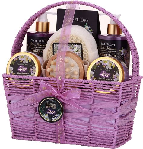 Spa T Basket For Women Bath And Body T Set For Her Luxury 8