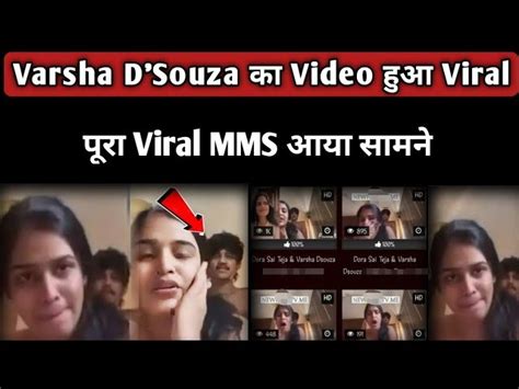 Varsha Dsouza Viral Video On Twitter