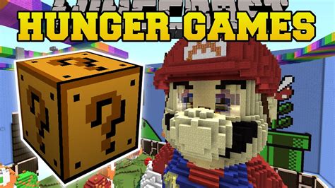 Minecraft Super Mario Hunger Games Lucky Block Mod Modded Mini