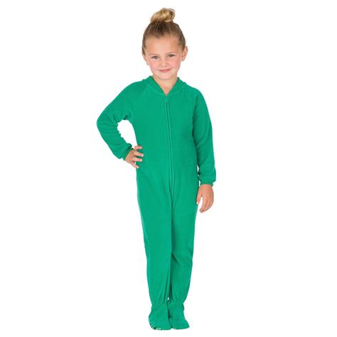 Footed Pajamas Footed Pajamas Forrest Green Toddler Fleece Onesie
