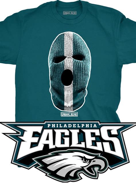 Philadelphia Eagles Ski Mask T Shirt Urban Legend Clothing