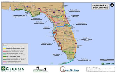 Florida Trail Map D1softball Florida Hikes Map Printable Maps