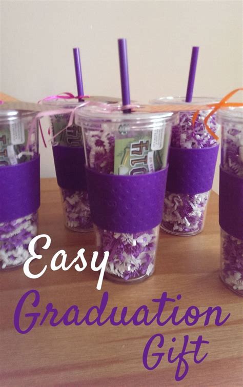 It marks the beginning of a new, exciting journey. Easy Graduation Gift | Mandy Living Life | Diy graduation ...