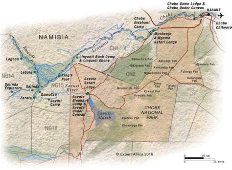 Chobe National Park Botswana Cruise Port Schedule Cruisemapper