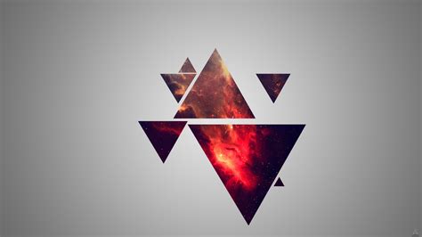 Red Galaxy Triangles 2560 X 1440 Wallpapers