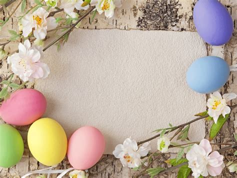 White Flowers Photography Background Easter Eggs Backdrops Sale
