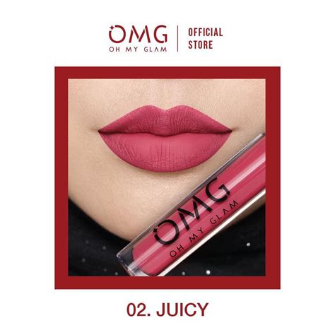 Omg Oh My Glam Matte Kiss Lip Cream 35 G Lipstick Lipstik Lipcream