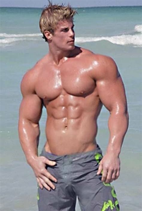 Fitness Inspiration Strong And Confident Blonde Man