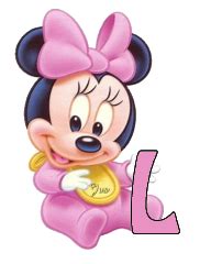 Abecedario de Minnie Bebé en Rosa. Minnie Baby in Pink Alphabet. | Minnie bebé, Minnie, Minnie baby