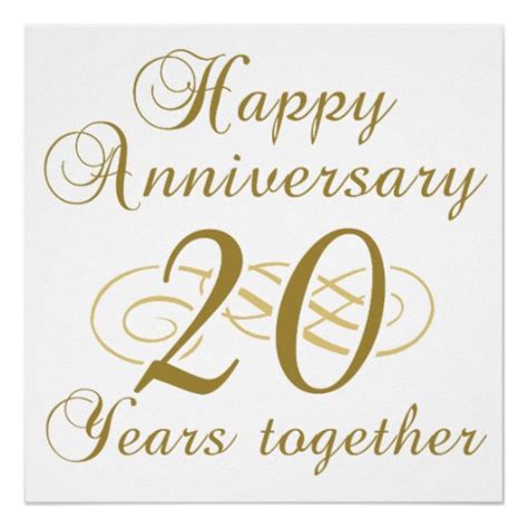 Congratulations on completing your 20th work anniversary with us. 20 Year Wedding Anniversary Quotes. QuotesGram