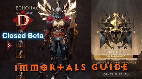 Immortals Guide Diablo Immortal Closed Beta Youtube
