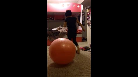 Bouncy Yoga Ball Challenge Youtube