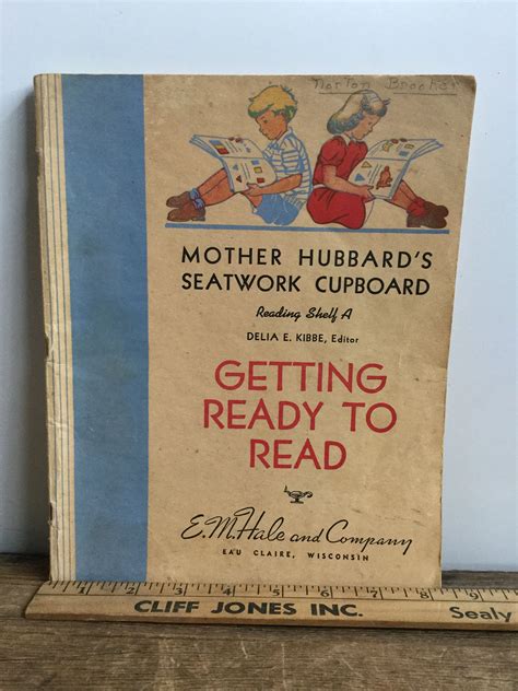 Mother Hubbards Seatwork Cupboard Getting Ready To Read Work Book By Em