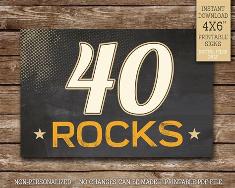 40th Birthday Signs 40 Sucks 40 Rocks 40 Blows 40 Can Kiss Etsy Uk