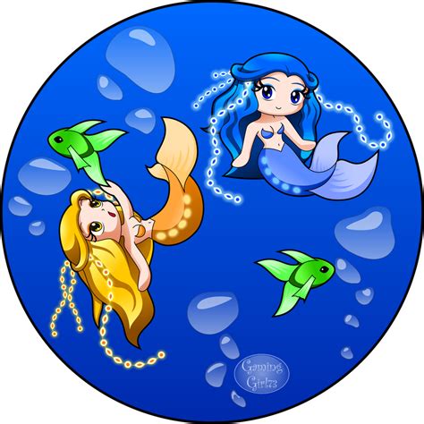 Chibi Mermaids By Gaminggirl73 On Deviantart