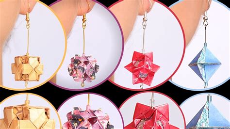 Origami Earrings How To Make Origami Earrings Origami Paper