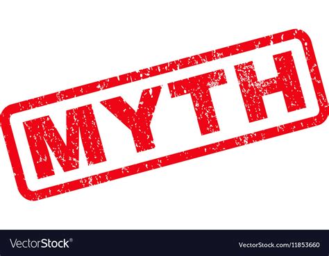 Myth Rubber Stamp Royalty Free Vector Image Vectorstock