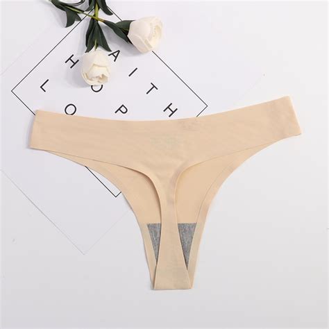 Hot Silk Sexy Women Thongs G String Seamless Panties Female Underwear