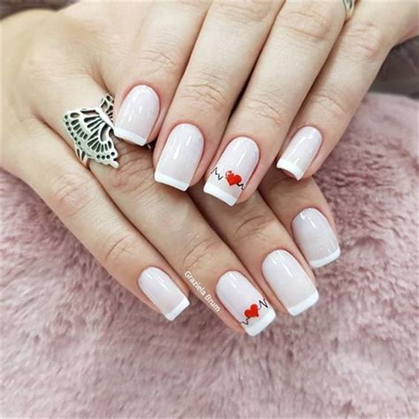 50 Short And Incredible Valentines Day Nail Art Designs For Your