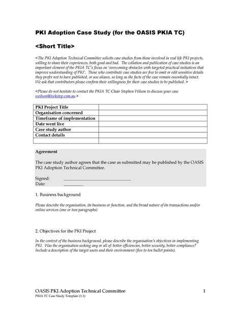 49 Free Case Study Templates Case Study Format Examples