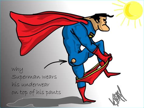 Super Man Funny Superman Cartoon Jokes Funny Pictures