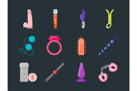 Sex Shop Line Icons Pre Designed Illustrator Graphics ~ Creative Market