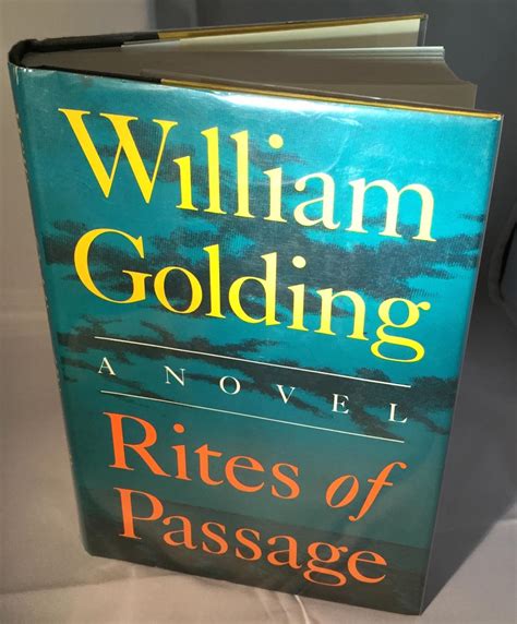 Rites Of Passage First Edition Near Fine By William Golding Near Fine Hardcover 1980 1st