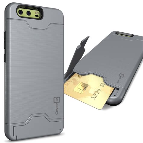 Did you scroll all this way to get facts about hard card holder? For Huawei P10 Plus Phone Case Credit Card Holder ...