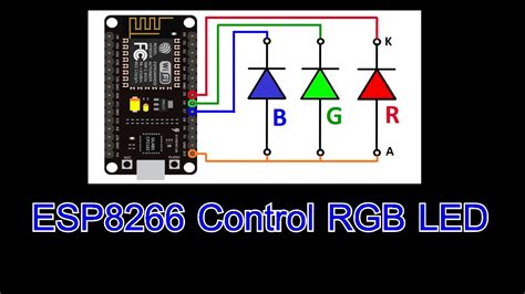 Esp8266 Rgbled Control Youtube