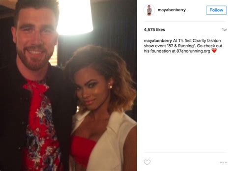 Nfl's travis kelce and longtime girlfriend kayla nicole have split. Travis Kelce's Girlfriend Maya Benberry - PlayerWives.com
