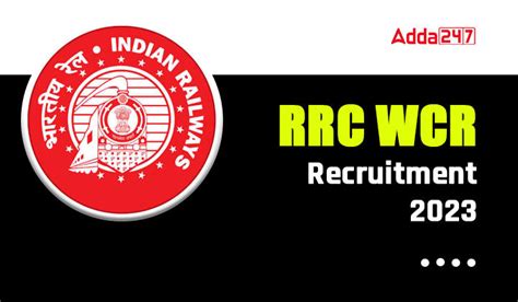 Rrc Wcr Recruitment 2023 Out Apply Online For 3015 Apprentice Posts