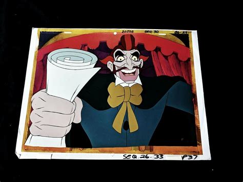 Pinocchio And The Emperor Of The Night Production Animation Cel And Copy