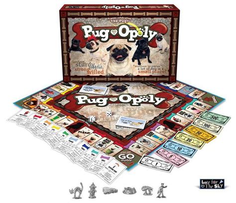 Pug Opoly Board Game Tees Are Me
