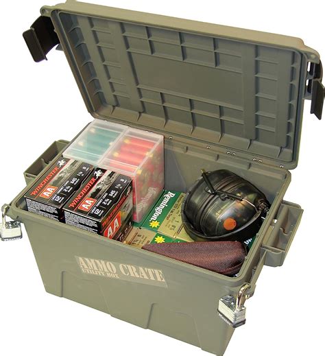 Military Ammo Box Plastic Mtm Storage Case Ammunition Utility Crate 65