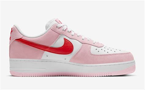 Nike Air Force 1 Low Qs Love Letter Tulip Pink University Red Dd3384
