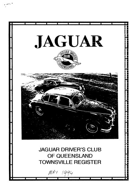 1994 Magazines Jaguar Car Club Of North Queensland