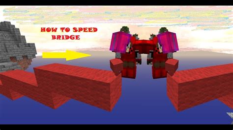 How To Speed Bridge Fast And Easy In Minecraft Youtube