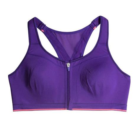Plus Size Workout Bra Women Zipper Shockproof Sports Bra For Sports