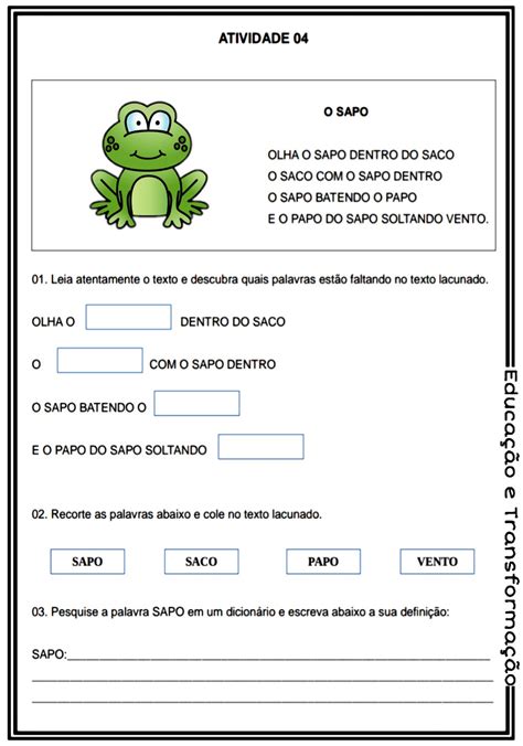 Prova De Lingua Portuguesa 3 Ano