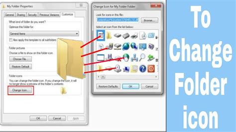 How To Create Folder And Change Folder Icon Youtube