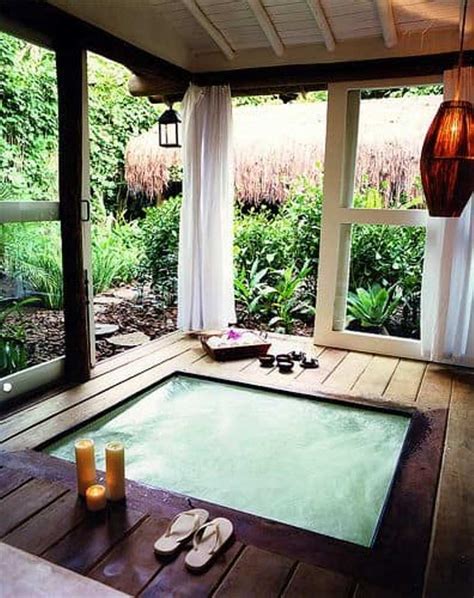 8 Sophisticated Outdoor Jacuzzi Designs For More Stunning Relaxing Time