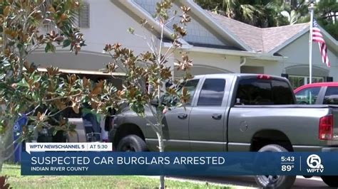 4 Arrestes May Be Tied To Dozens Of Treasure Coast Car Burglaries