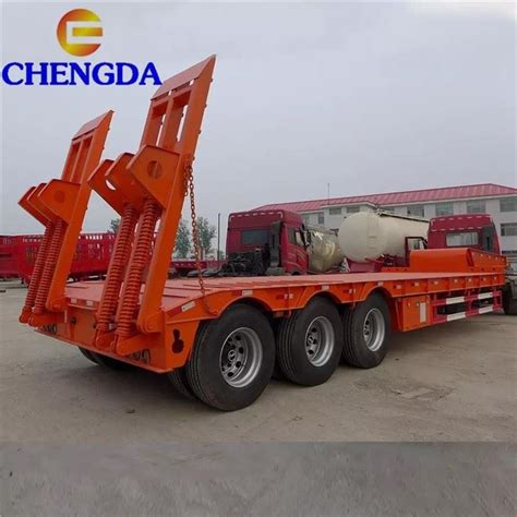 China 20 Lowboy Trailer Manufacturers And Factory Price Sinotruck