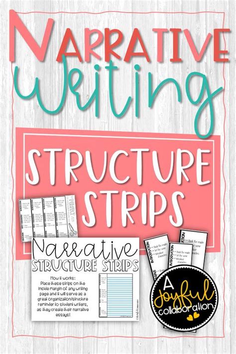 Narrative Writing Structure Strips Narrative Writing Narrative