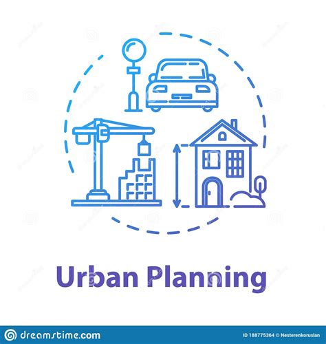 Urban Planning Concept Icon Housing Business Infrastructure And