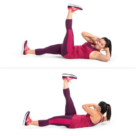 scissor crunch quick full body workout with weights popsugar fitness photo 5