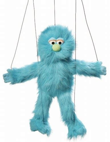 Silly Puppets Monster Blue 16 Inch Marionette 1299