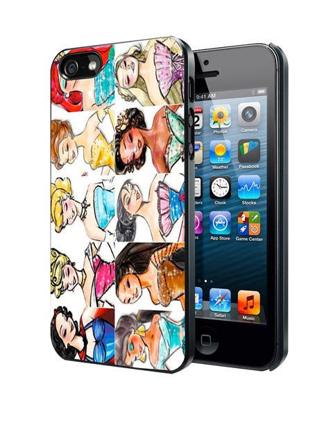 Disney Princess Drawing Iphone 4 4s 5 5s 5c Case Iphone Cases Disney