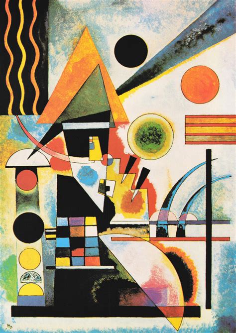 Swinging 1925 Art Print By Wassily Kandinsky King And Mcgaw