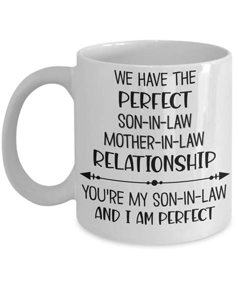 son in law mug from mother in law son ts for son in law birthday fathers day wedding ts